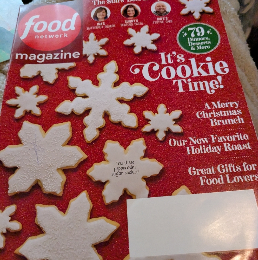 Food Network Magazine Dec 2024/Jan 2025 It's Cookie Time